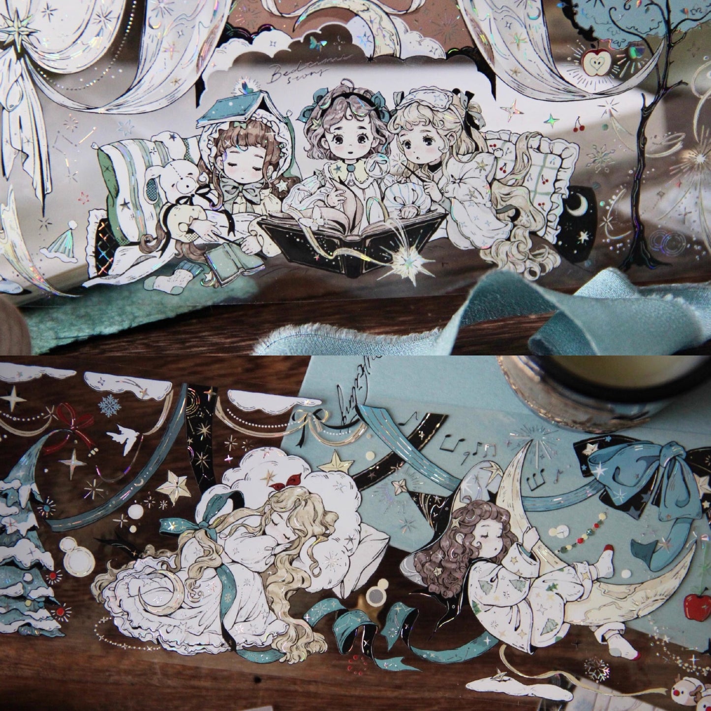 1.28M Little Witch Sticker Roll