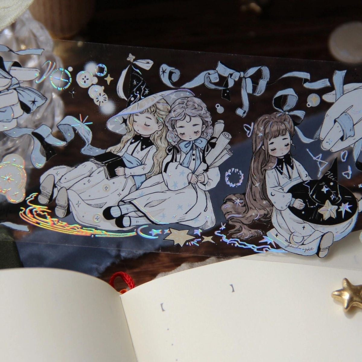 1.28M Little Witch Sticker Roll