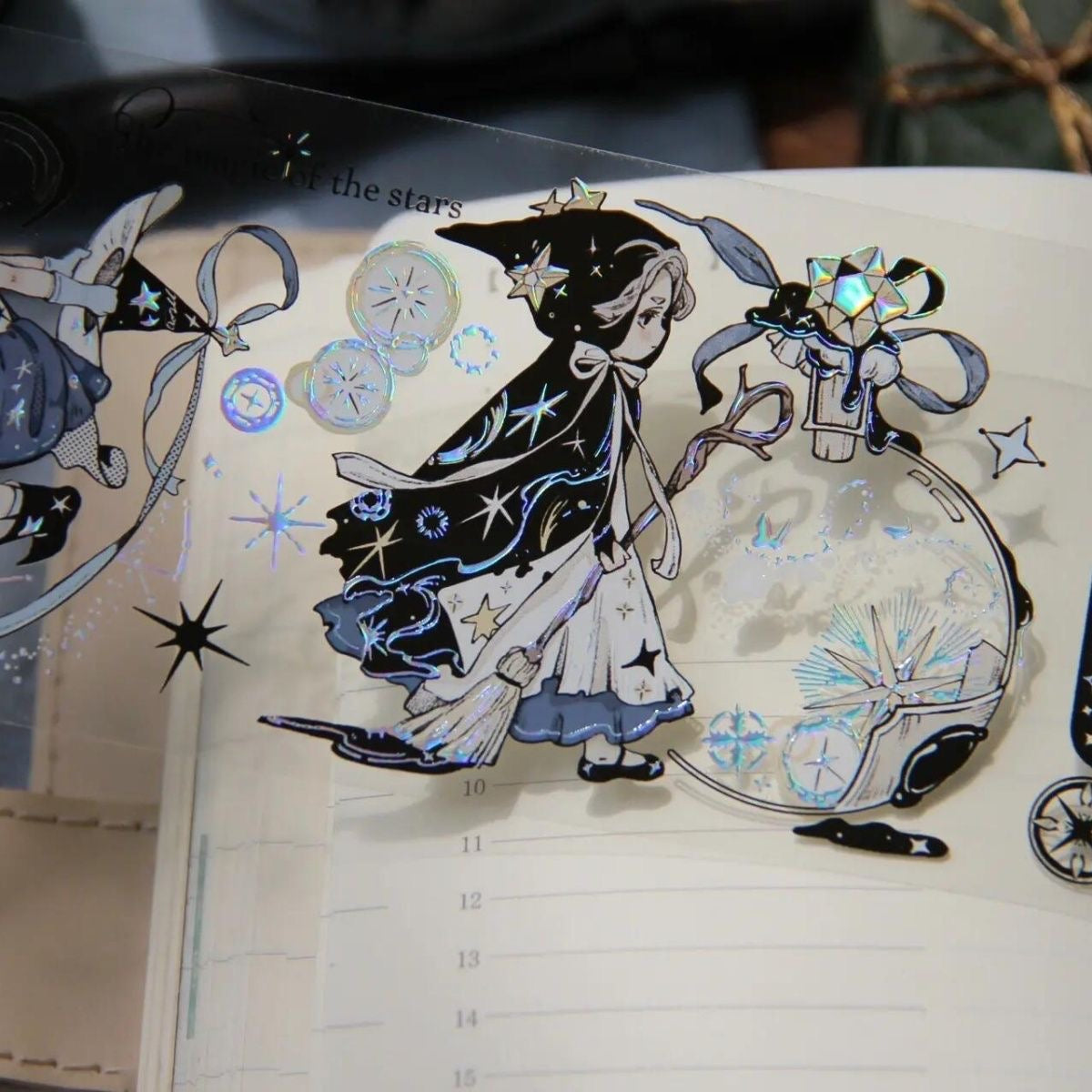 1.28M Little Witch Sticker Roll