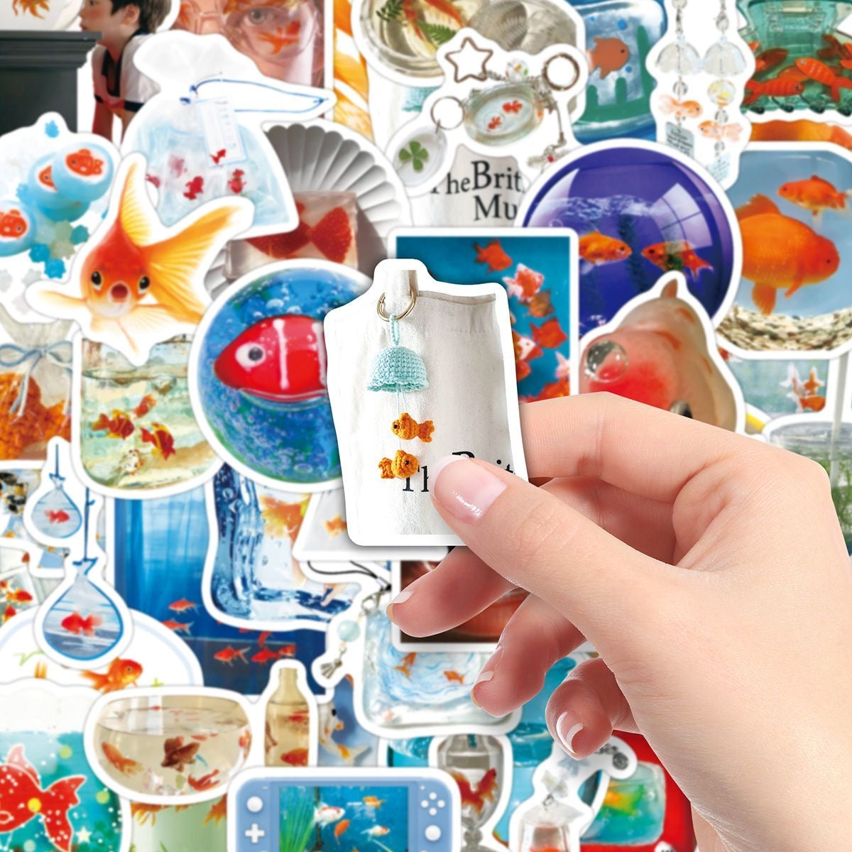 60Pcs Japanese Travel Ticket Stub Stickers