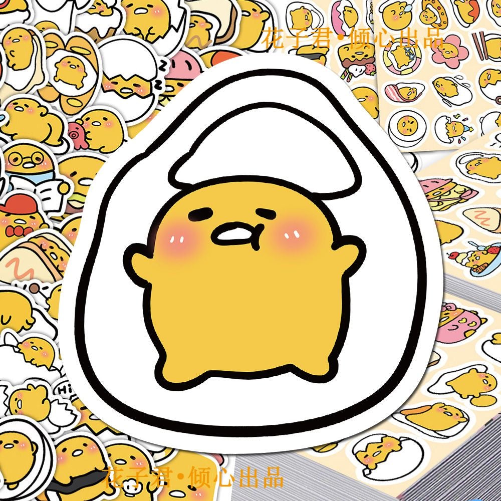 100Pcs Gudetama Cartoon Creative Stickers