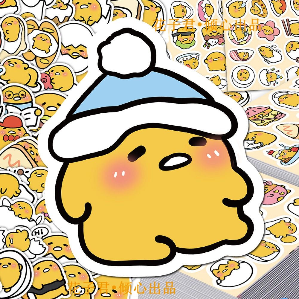 100Pcs Gudetama Cartoon Creative Stickers