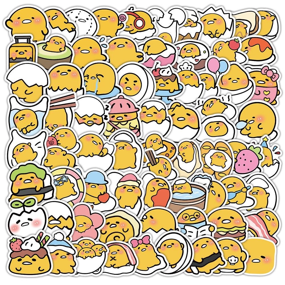 100Pcs Gudetama Cartoon Creative Stickers