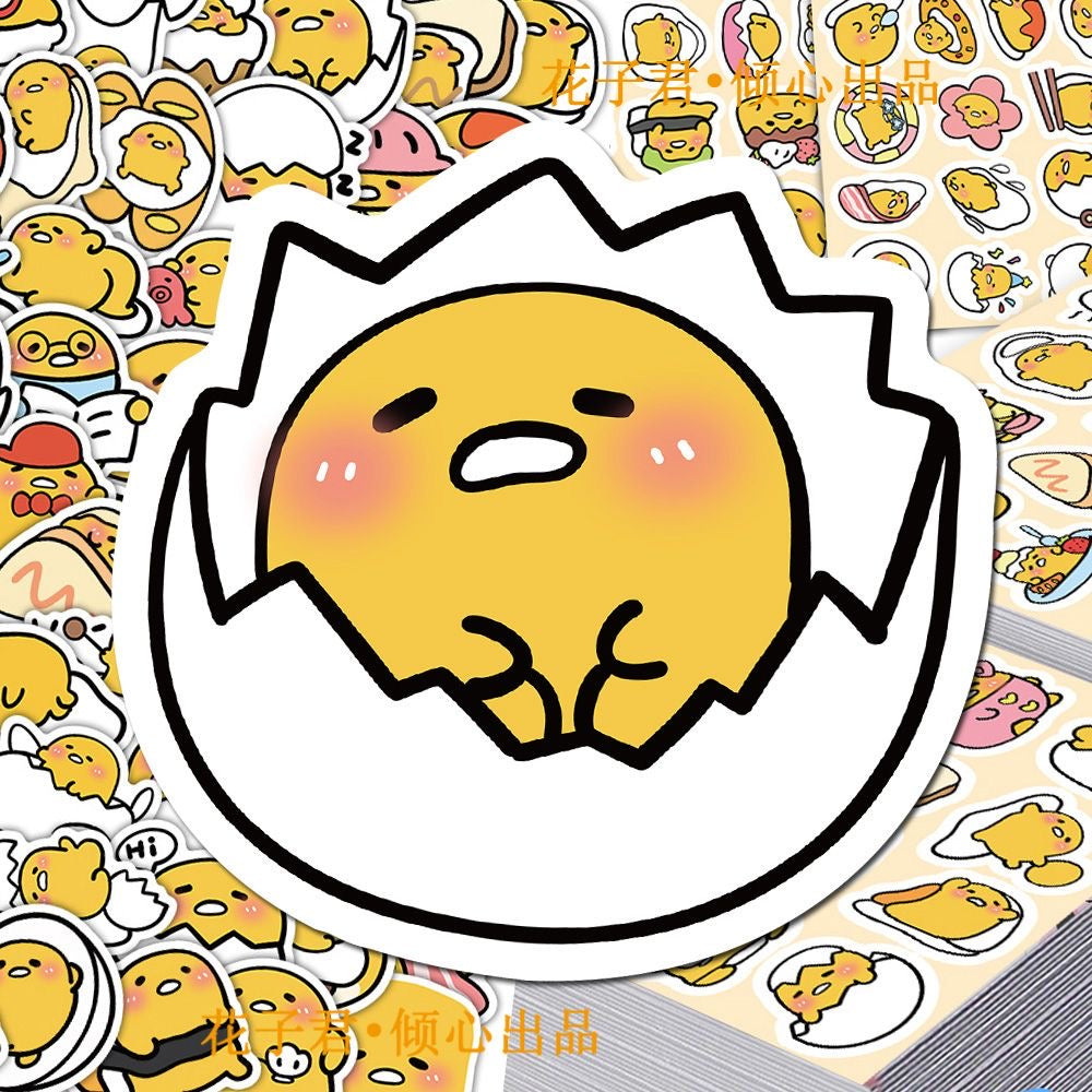 100Pcs Gudetama Cartoon Creative Stickers