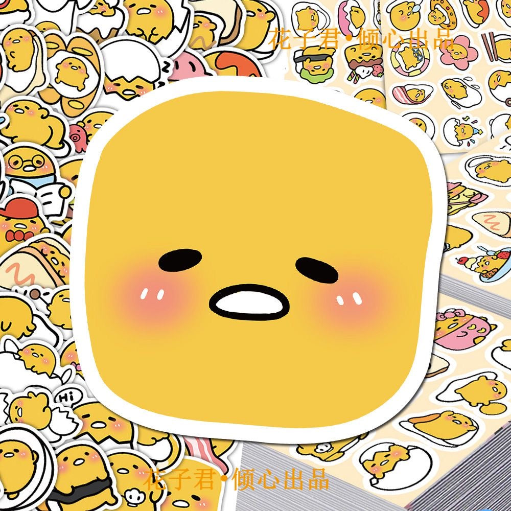 100Pcs Gudetama Cartoon Creative Stickers
