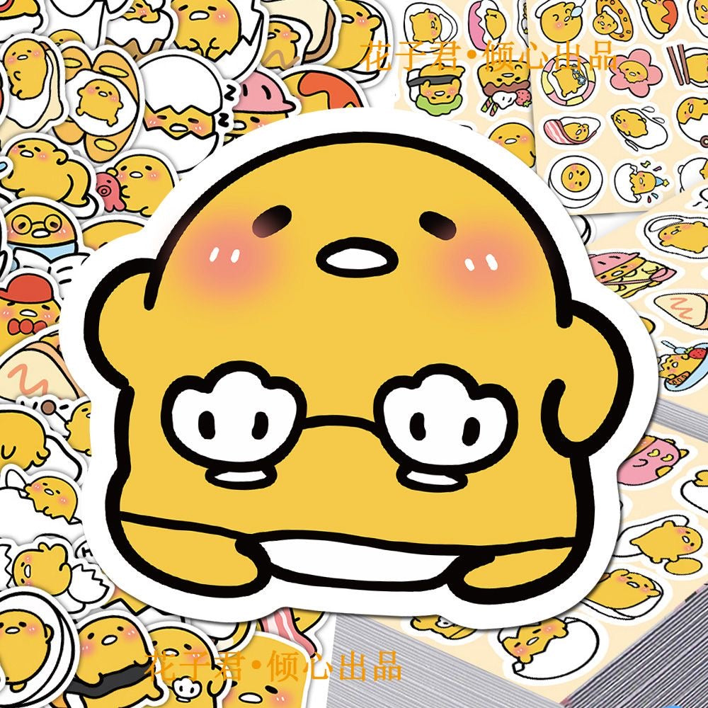 100Pcs Gudetama Cartoon Creative Stickers