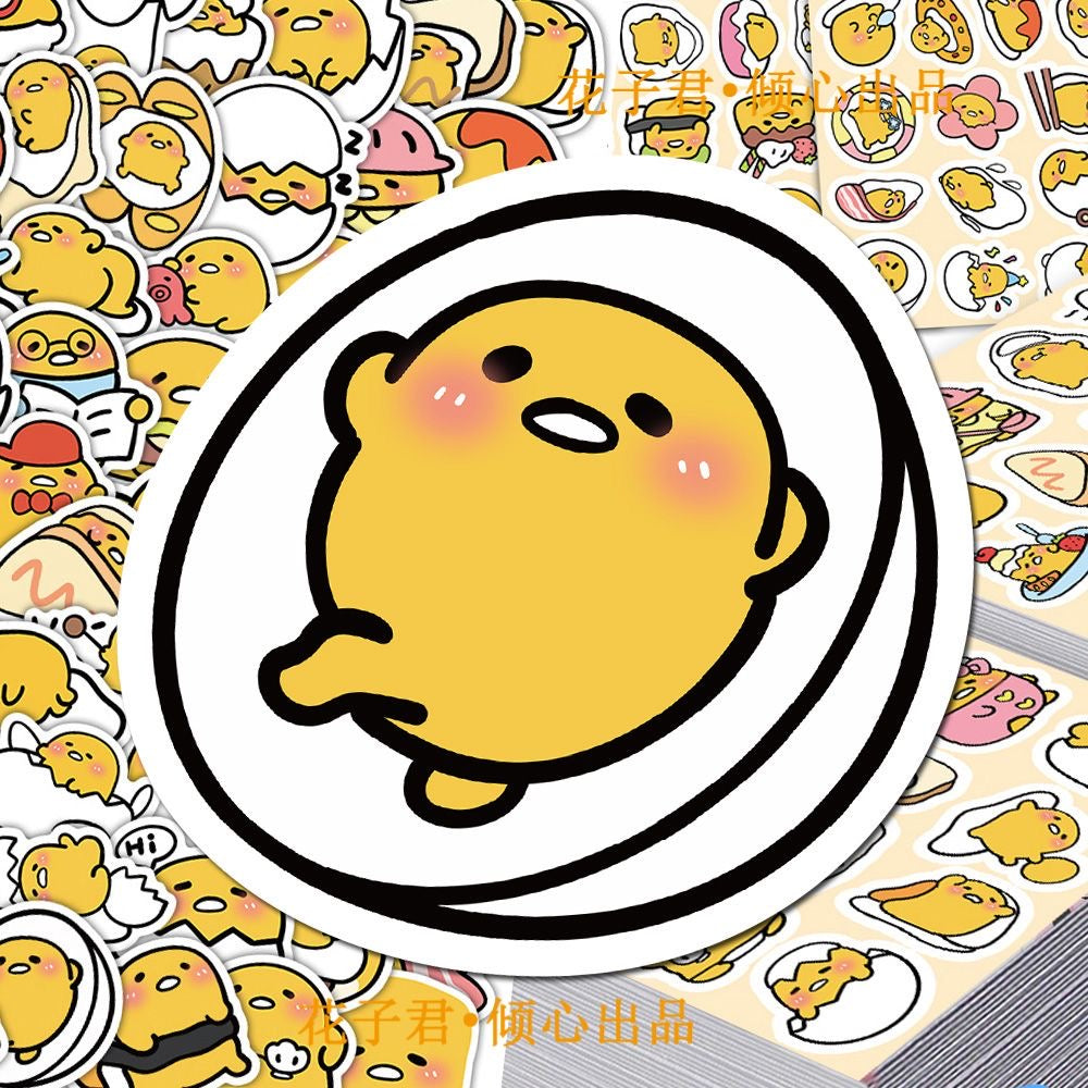 100Pcs Gudetama Cartoon Creative Stickers