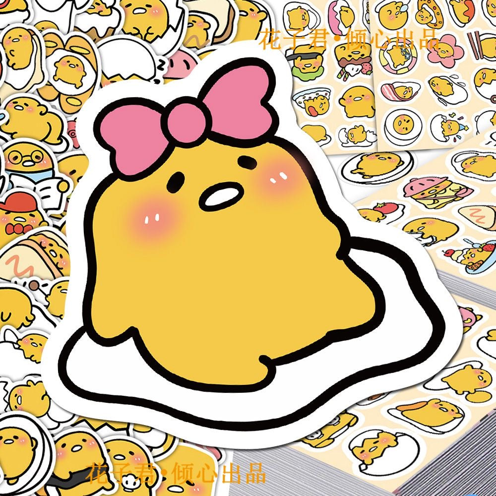 100Pcs Gudetama Cartoon Creative Stickers