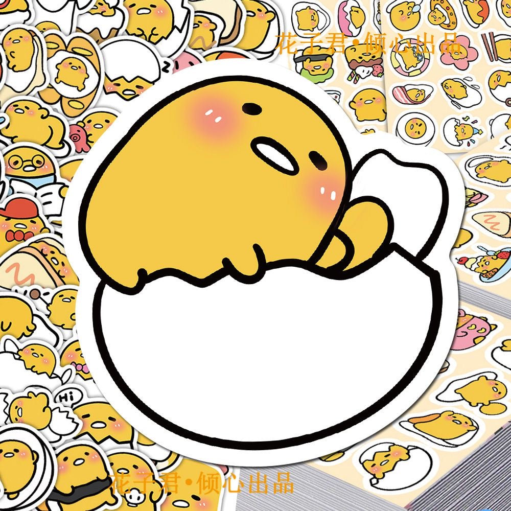100Pcs Gudetama Cartoon Creative Stickers