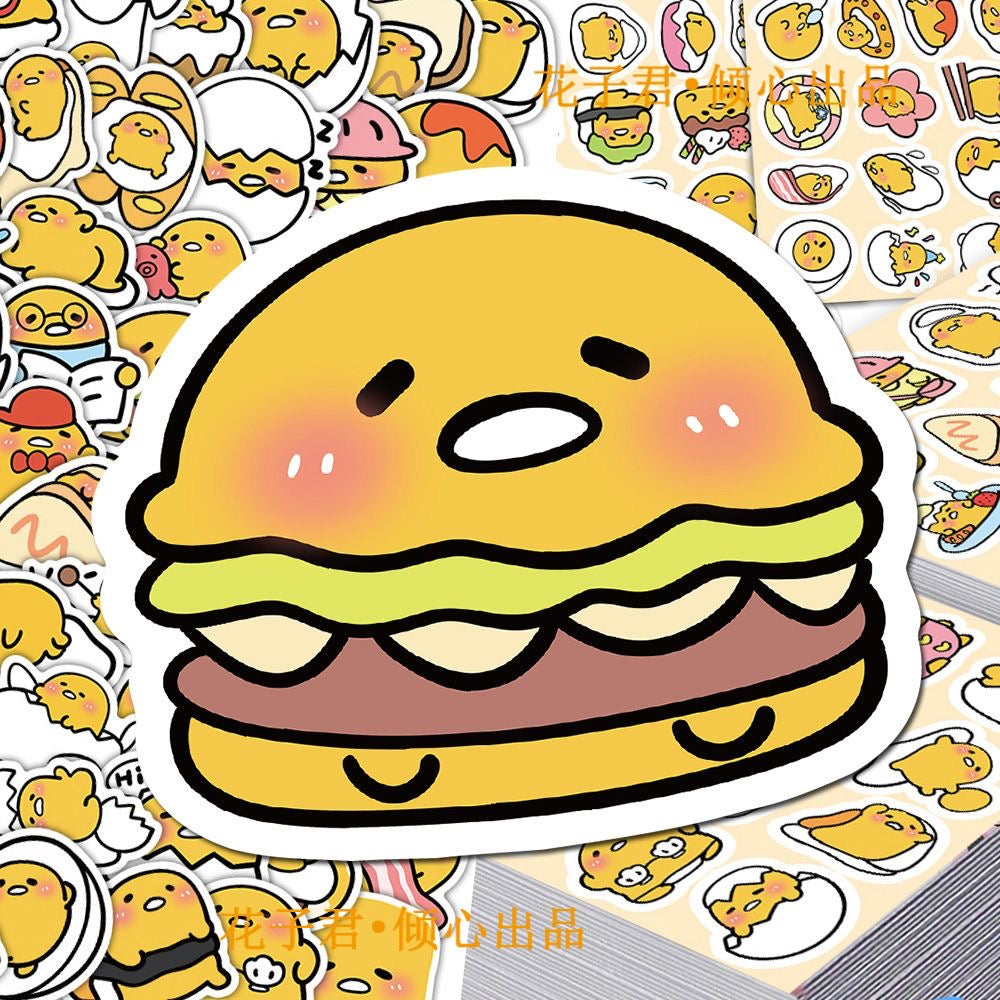100Pcs Gudetama Cartoon Creative Stickers