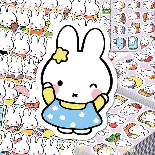 100Pcs Miffy Cartoon Creative Stickers