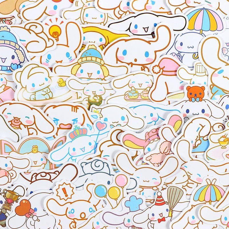 100Pcs Cinnamoroll Cartoon Creative Stickers