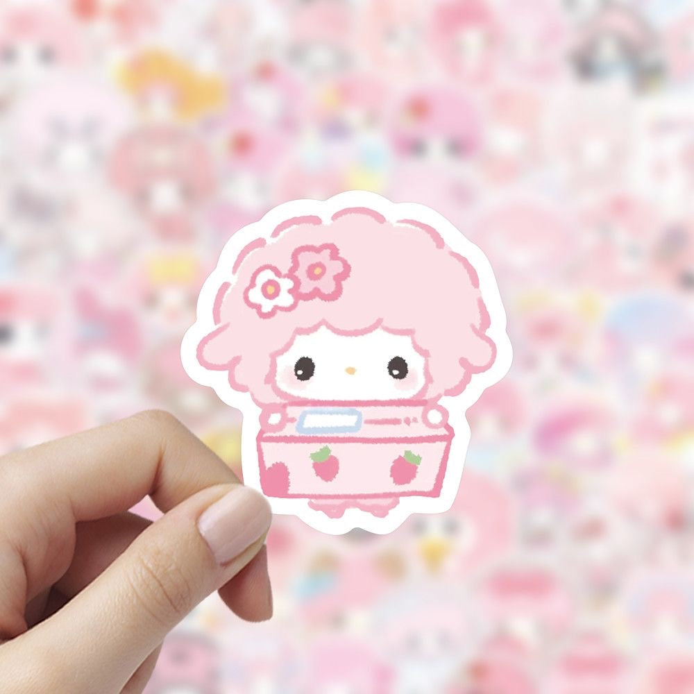100Pcs Piano Cartoon Creative Stickers