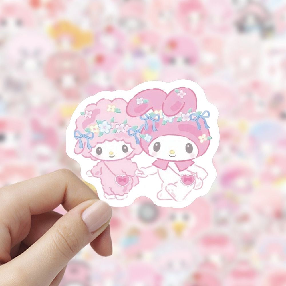 100Pcs Piano Cartoon Creative Stickers