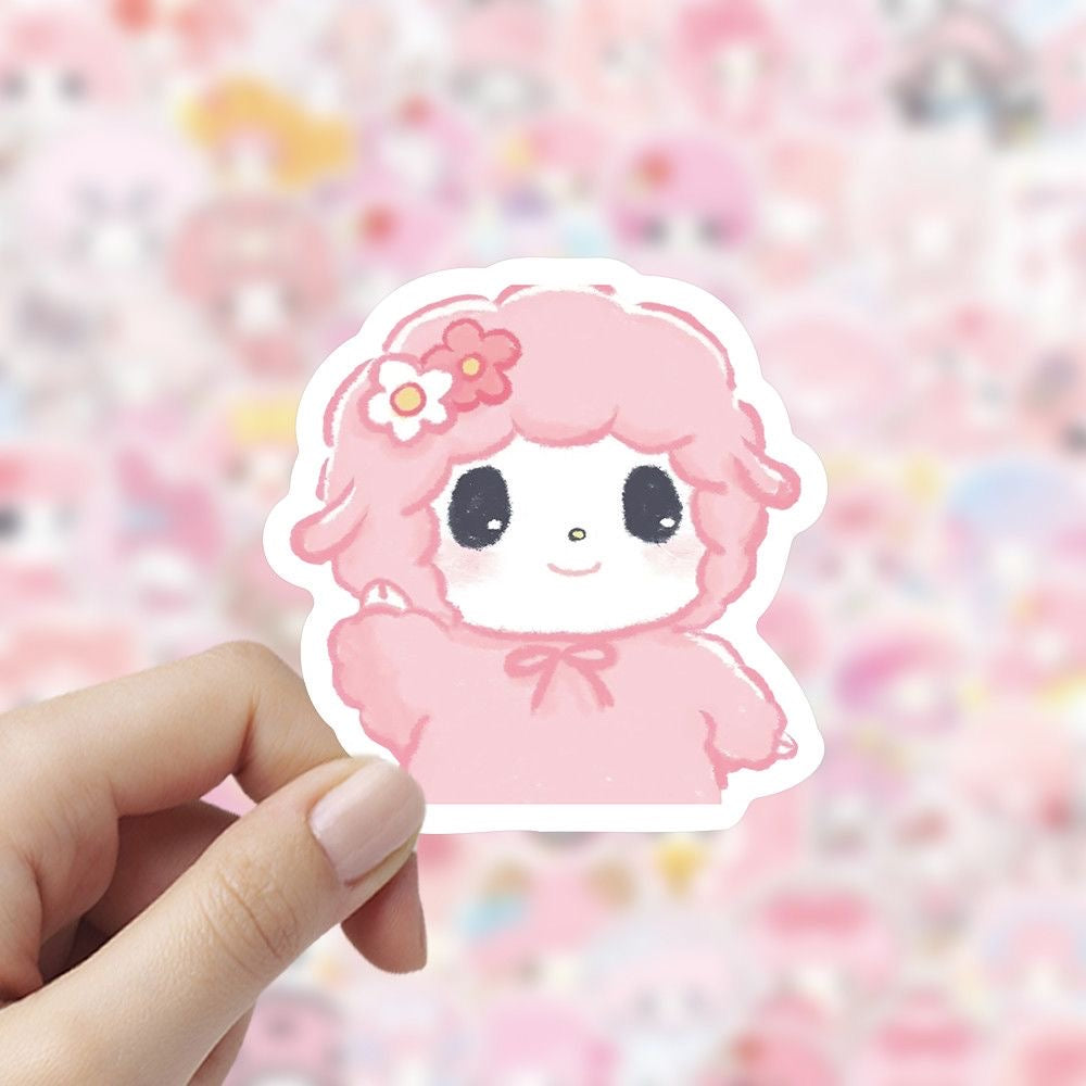 100Pcs Piano Cartoon Creative Stickers
