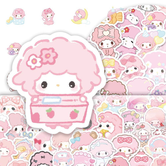 100Pcs Piano Cartoon Creative Stickers