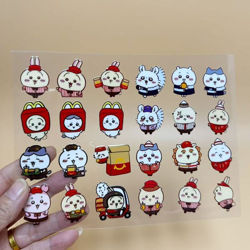 Chiikawa Transfer Sticker Set Of 8