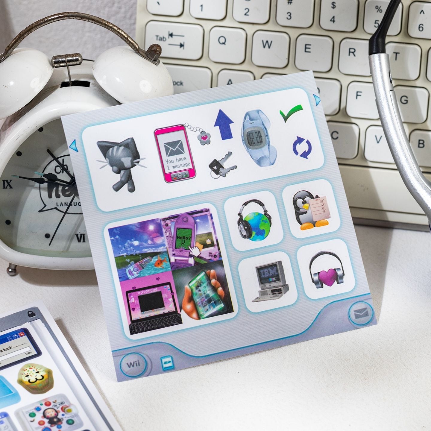 20Pages Colorful Bazaar Sticker Book
