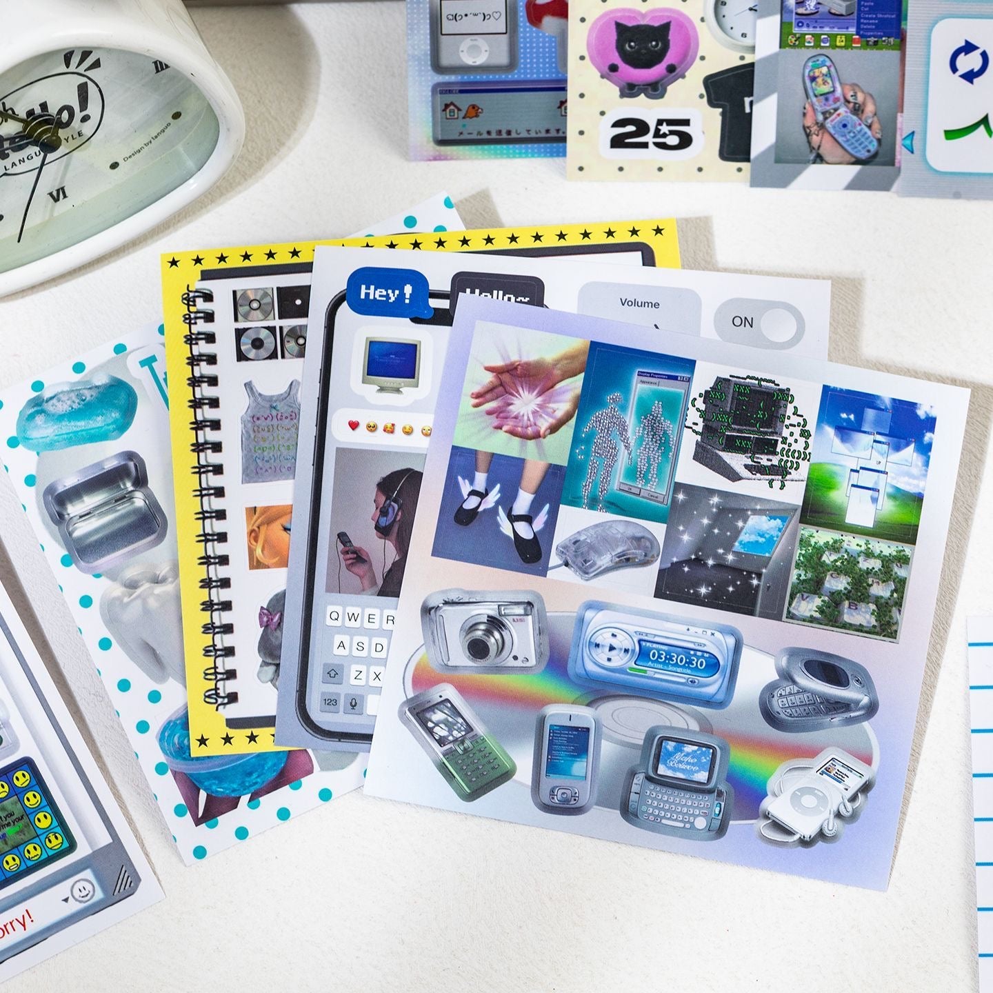 20Pages Colorful Bazaar Sticker Book