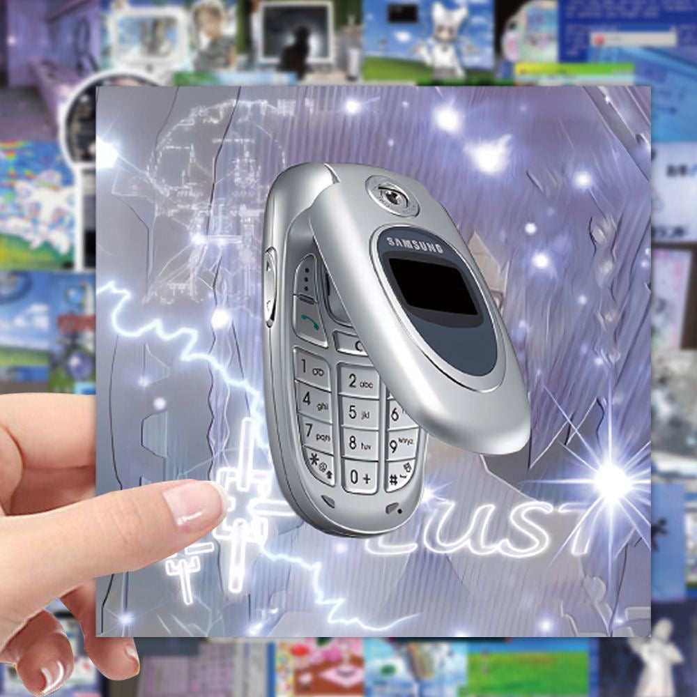 103Pcs Webcore Style Waterproof Stickers