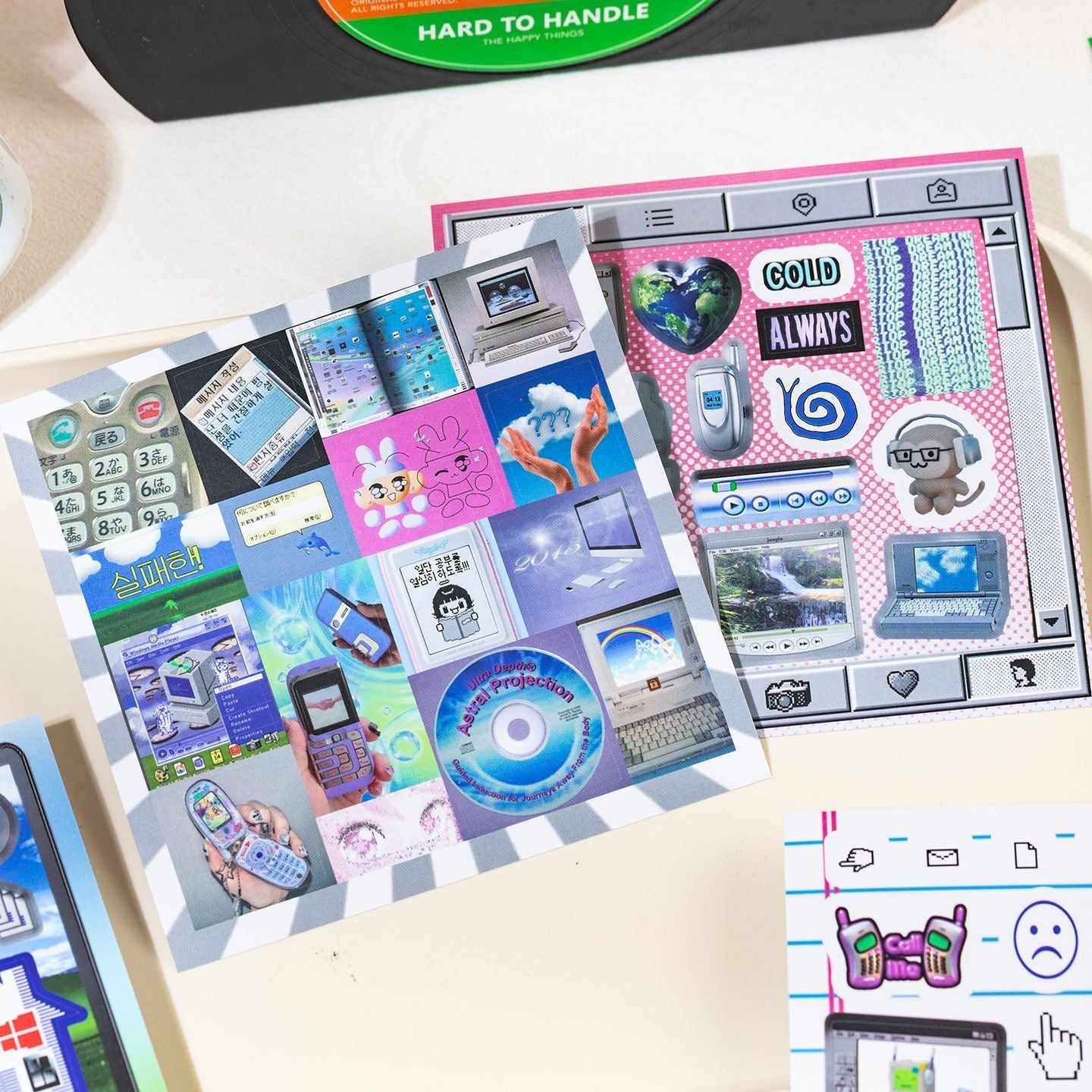 20Pages Colorful Bazaar Sticker Book