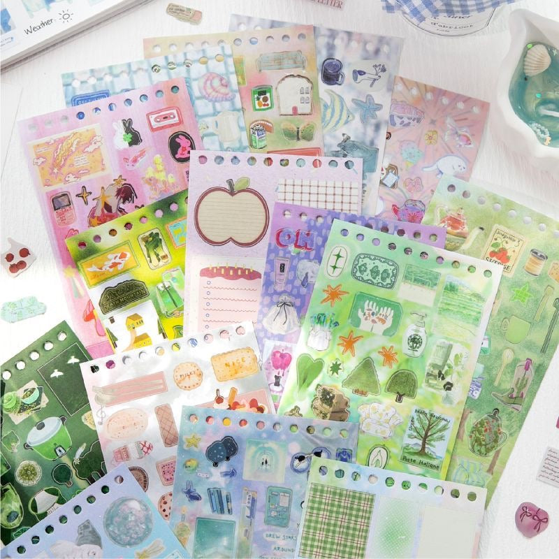 30Pages Virtual Garden Sticker Book