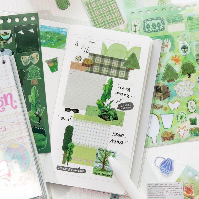 30Pages Virtual Garden Sticker Book