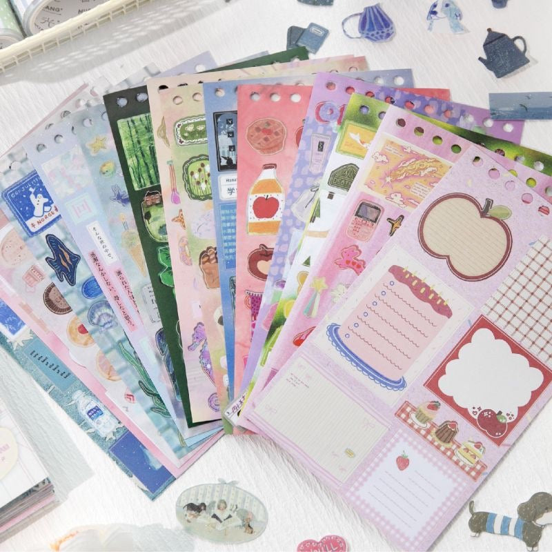 30Pages Virtual Garden Sticker Book