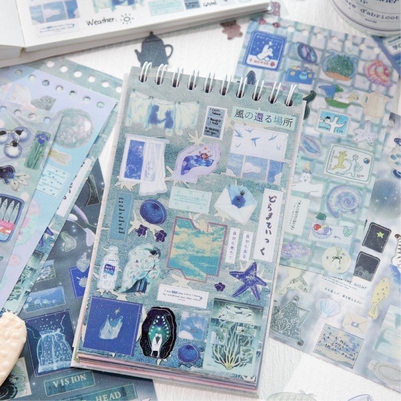 30Pages Virtual Garden Sticker Book