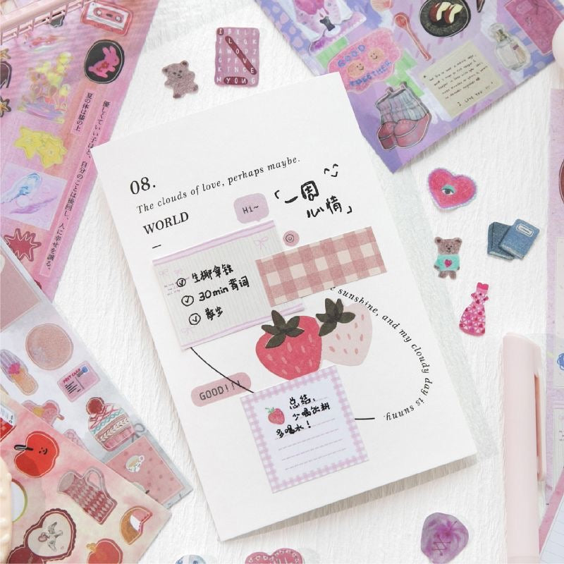 30Pages Virtual Garden Sticker Book