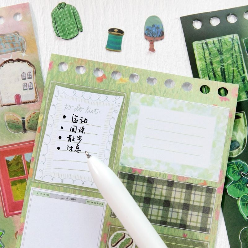 30Pages Virtual Garden Sticker Book