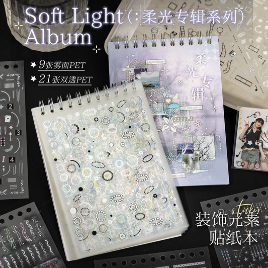 30Pages Soft Light Album Sticker Book