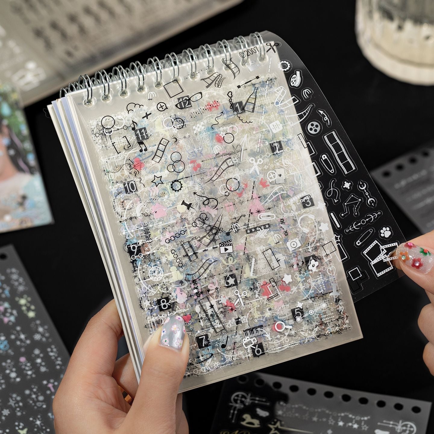 30Pages Soft Light Album Sticker Book