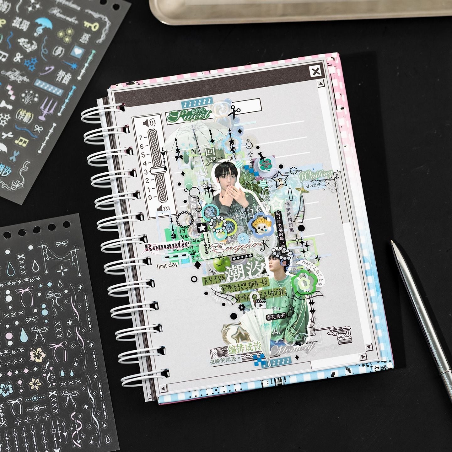 30Pages Soft Light Album Sticker Book