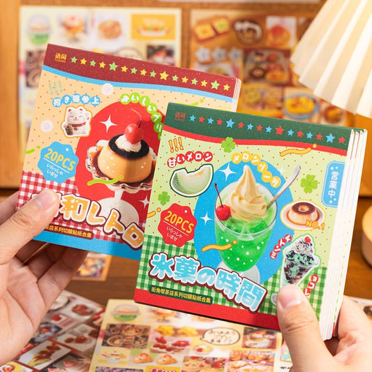 20Pages Snack Bar On The Street Corner Sticker Book