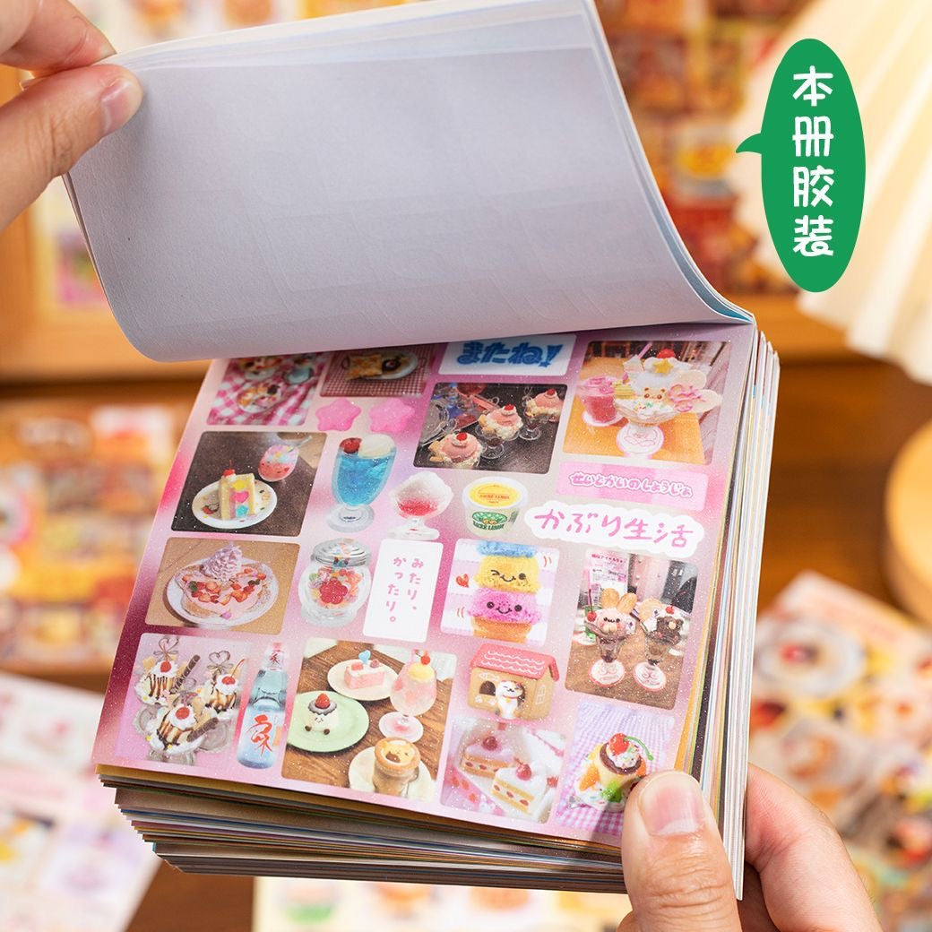 20Pages Snack Bar On The Street Corner Sticker Book
