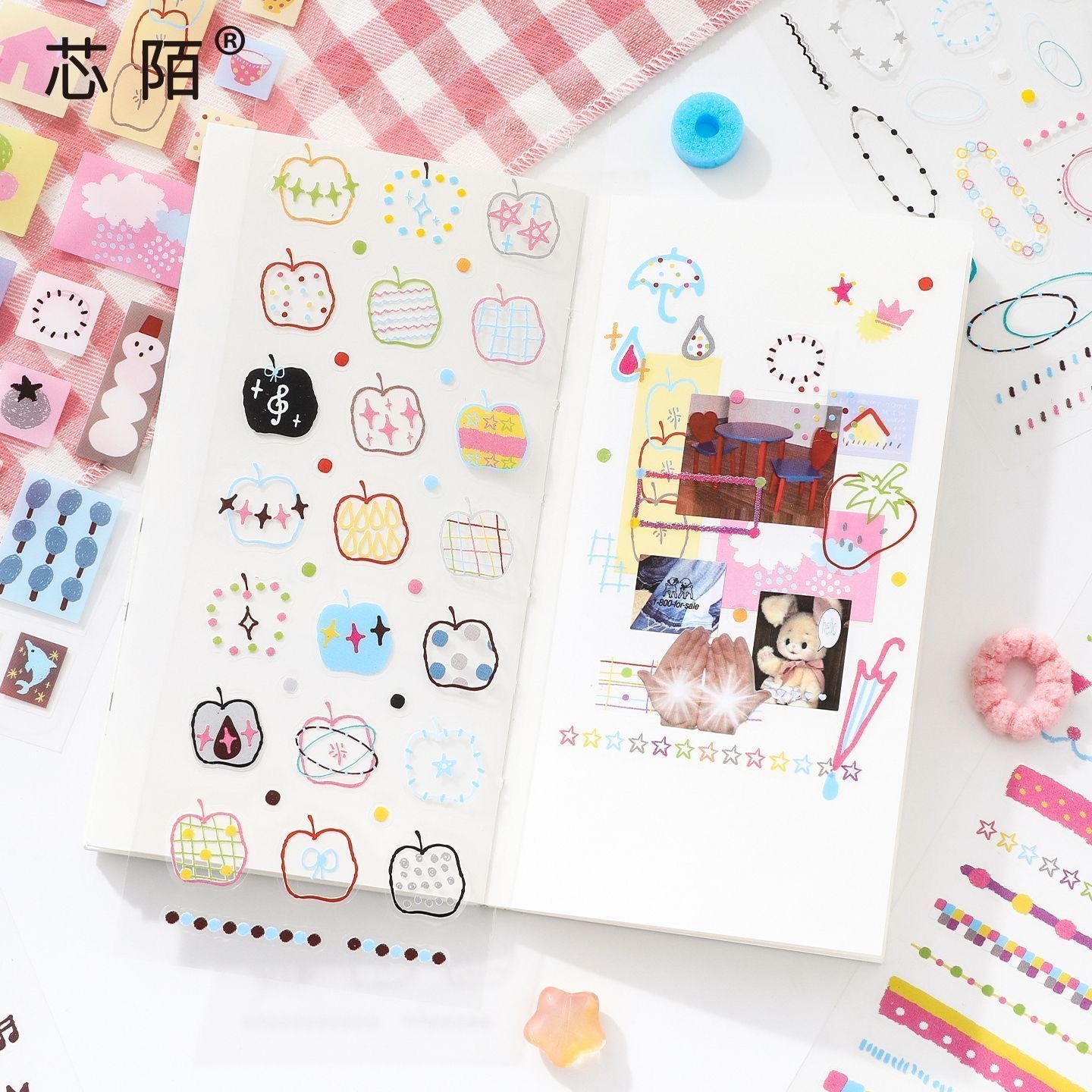 20Pages Momentary Deco Sticker Book