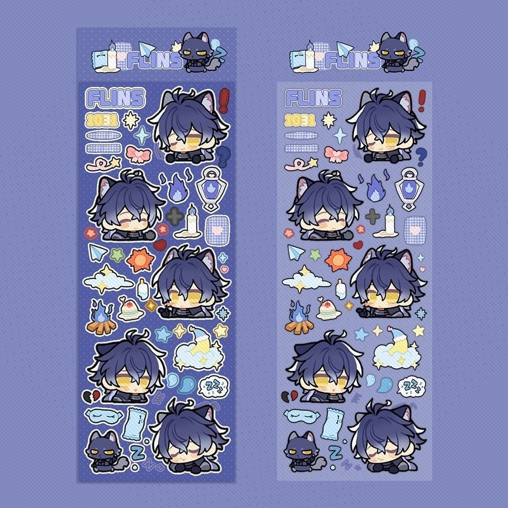 Genshin Impact  Stickers Set Of 4