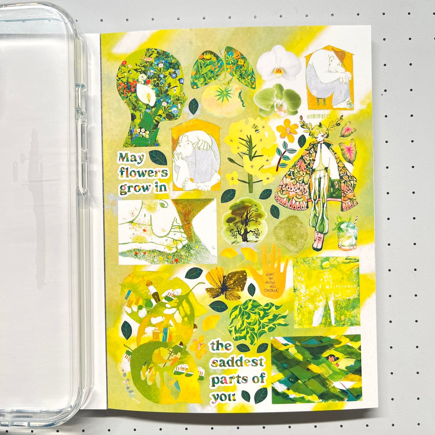 【Limited Edition 9】Steal a moment of leisure Sticker Book Handmade Sticker Phone Case