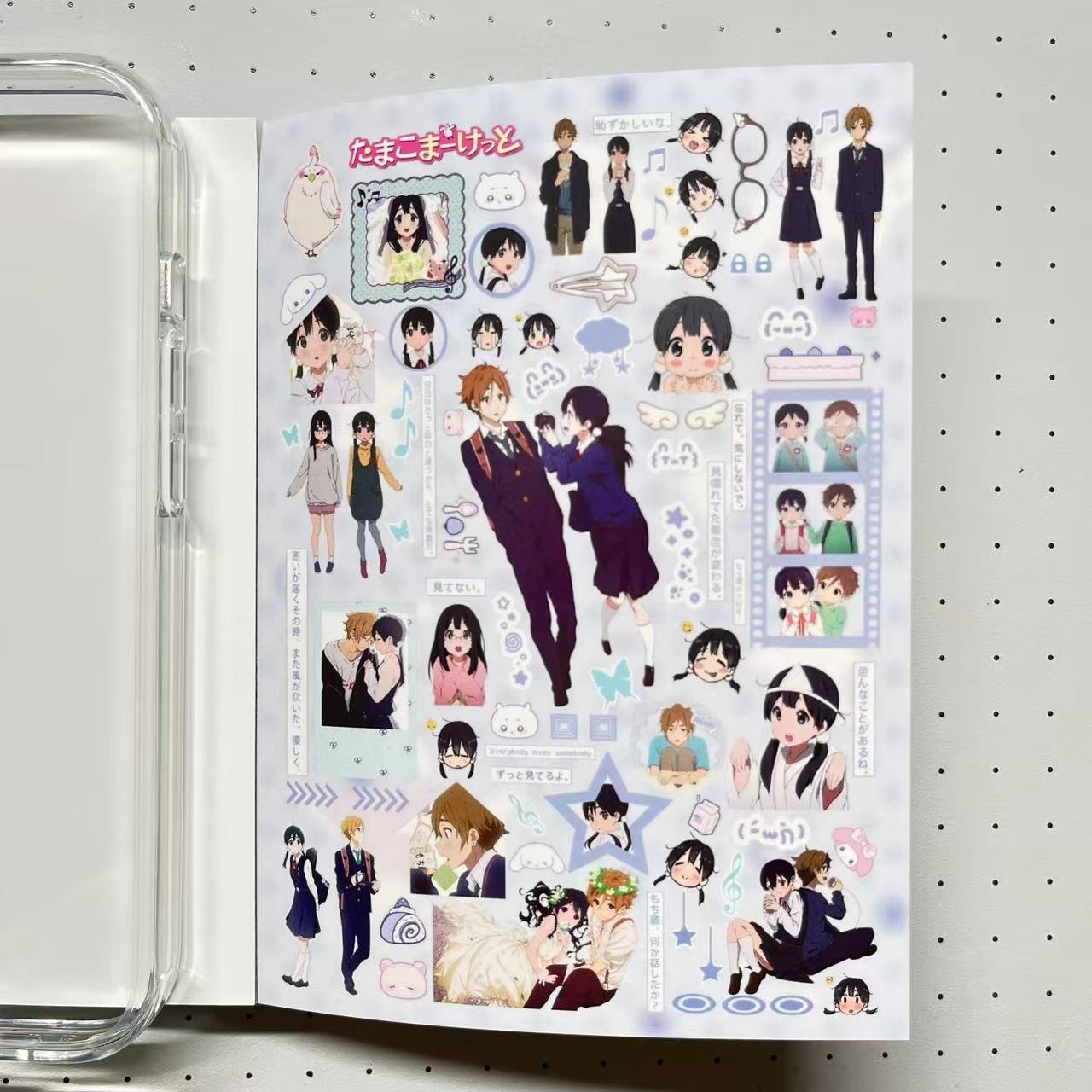 【Limited Edition 12】Chronicle Of Time's Love Sticker Book Handmade Sticker Phone Case