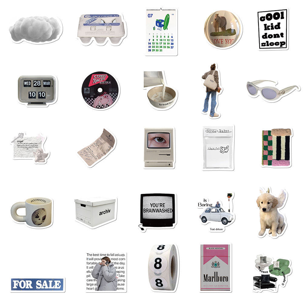 120pcs Chill IG Style stickers