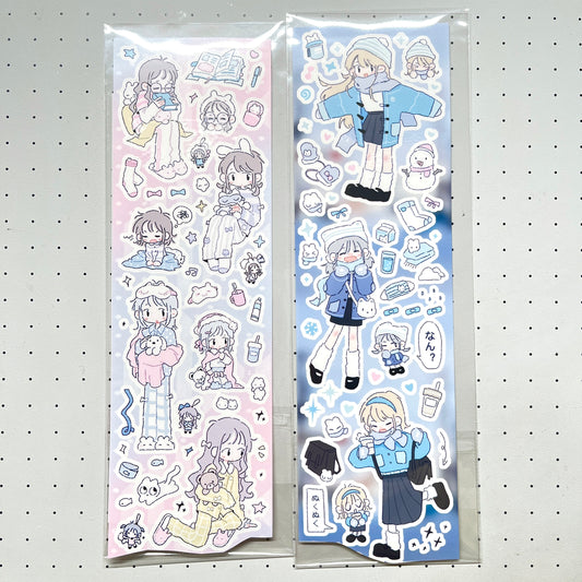 13.75inches First Love in Winter Sticker Roll