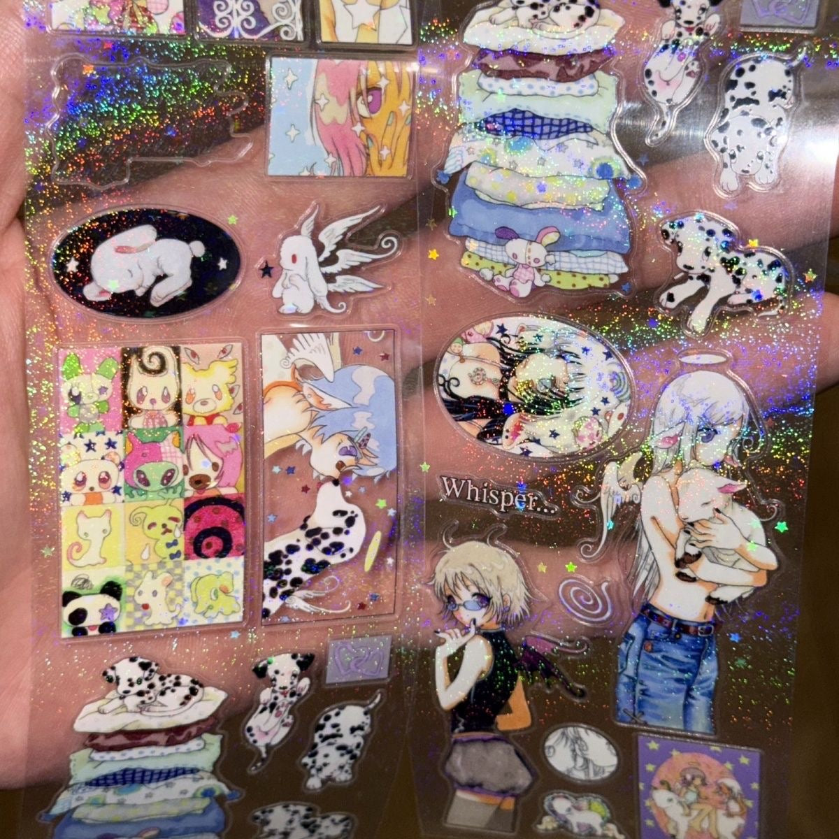 12.2Inches Girls and Animal Friends Sticker Roll