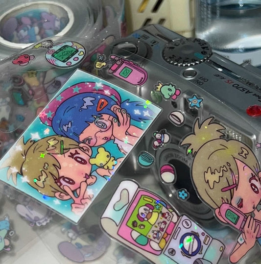 13.78in After School Cool Girl Sticker Roll