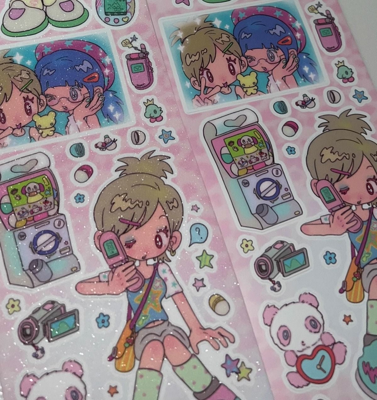 13.78in After School Cool Girl Sticker Roll
