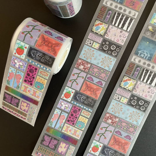 13.78in Millennial Dream core / Post-Apocalyptic Sticker Roll