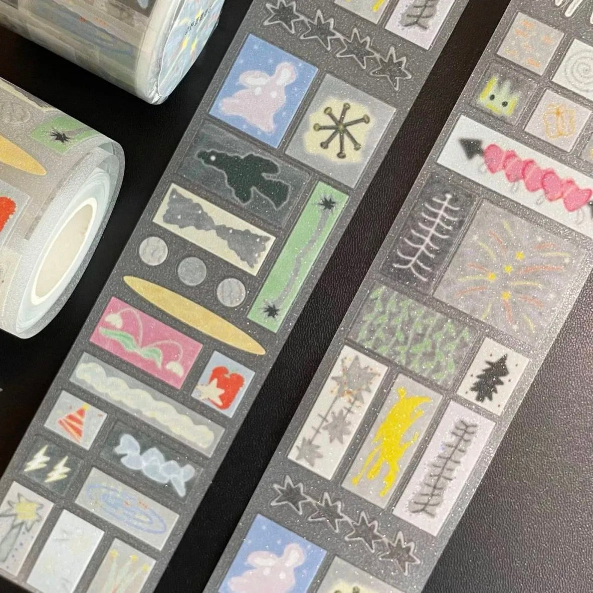 13.78in Millennial Dream core / Post-Apocalyptic Sticker Roll