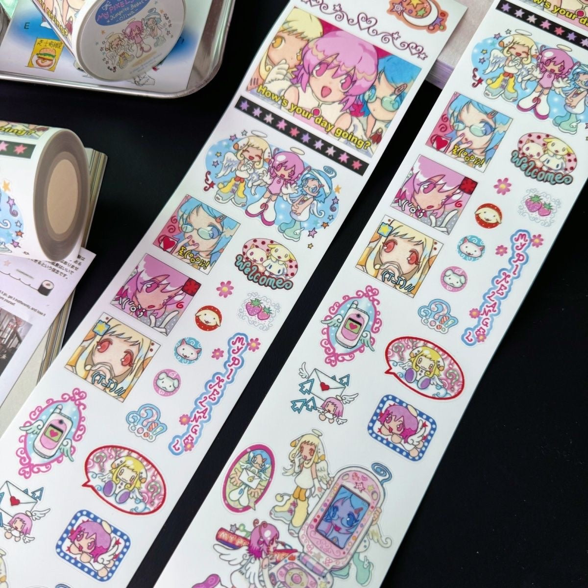 13.78in My Pixel Angel Sticker Roll