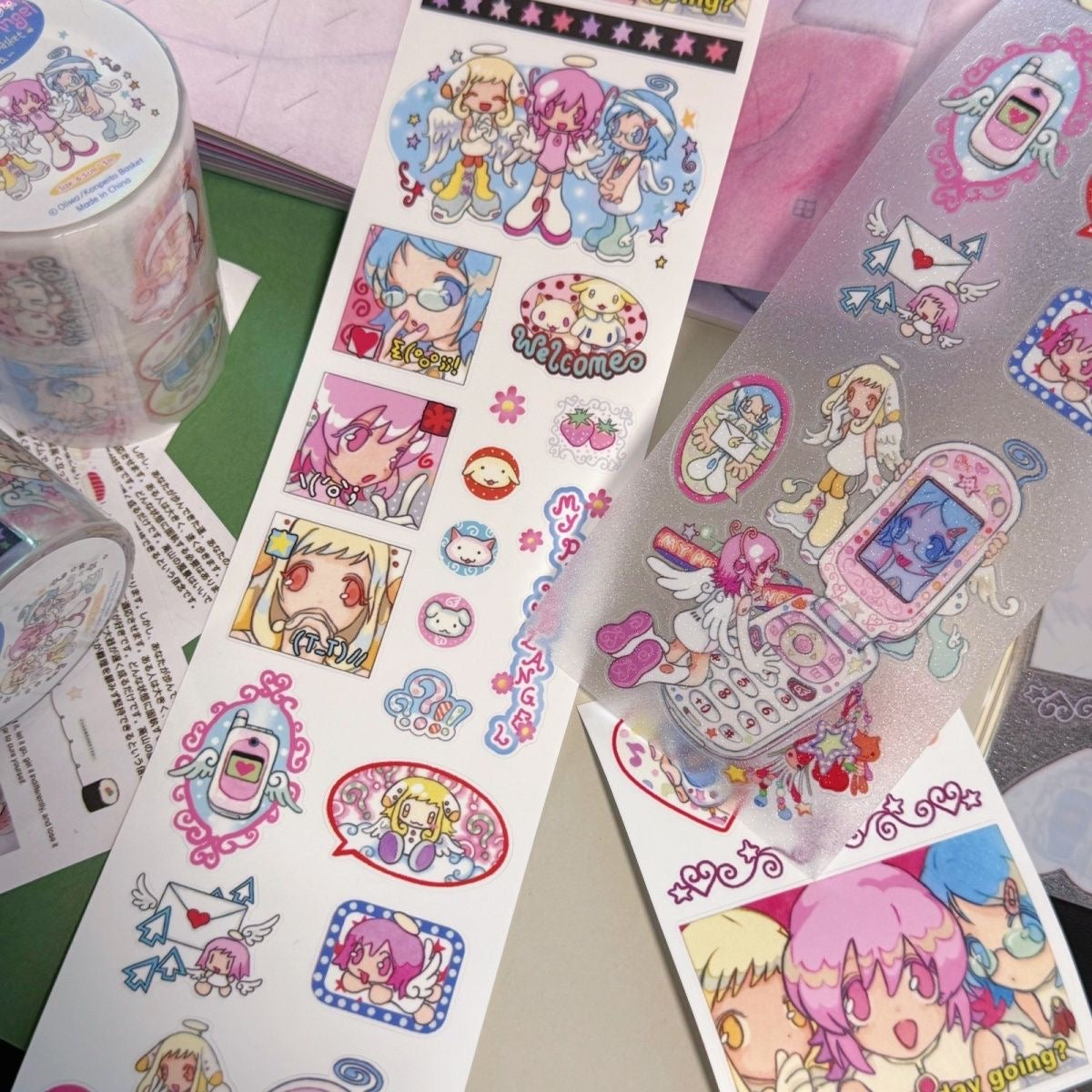 13.78in My Pixel Angel Sticker Roll