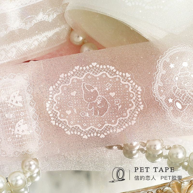 13.78inches Crush Of Letters Sticker Roll